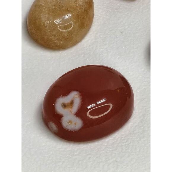 Vintage Natural Cabochon Gems / Gemstone Lot (5) - Picture 2 of 7